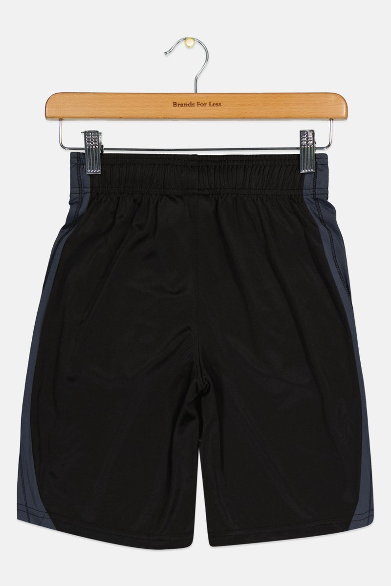 PUMA سراويل رياضية للأطفال الأولاد مناسبة للأنشطة الخارجية، سوداء - Image 3